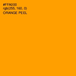 #FFA000 - Orange Peel Color Image